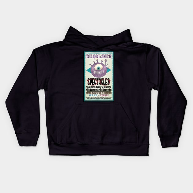 Beholder Kids Hoodie by earmites